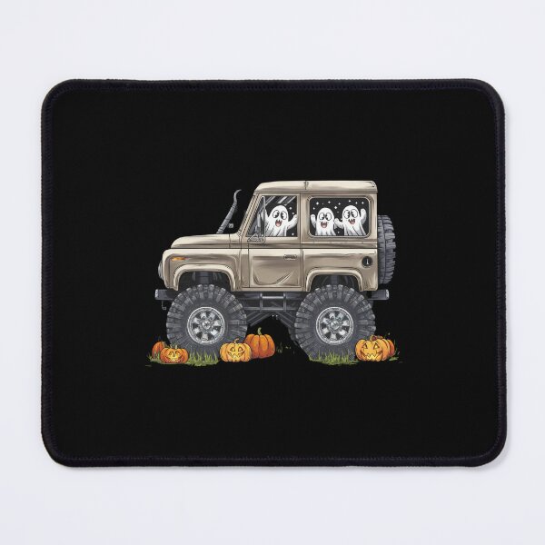 Item preview, Halloween Offroad Monster Truck Riding on Pumpkins - Spooky Adventure Art designed and sold by Colorful-Garden.