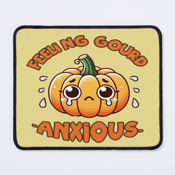 Item preview, Anxious Pumpkin- Feeling Gourd-Anxious designed and sold by Rajasekar.