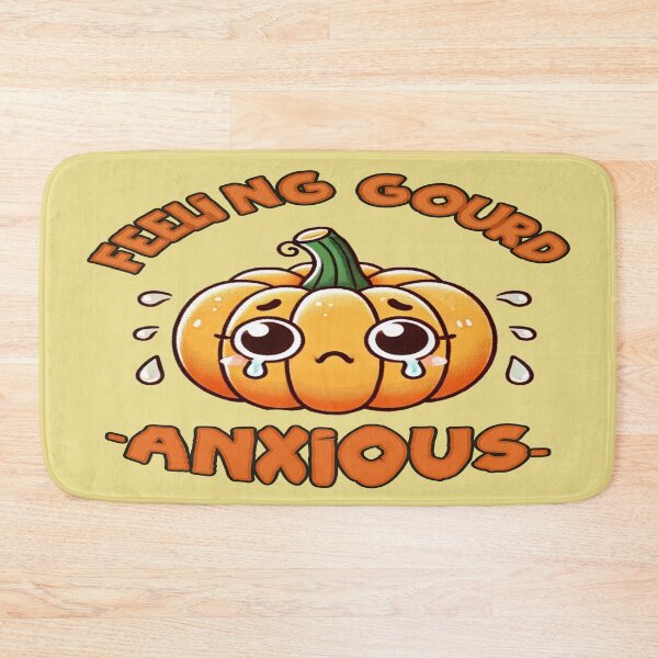 Item preview, Anxious Pumpkin- Feeling Gourd-Anxious  designed and sold by Rajasekar.