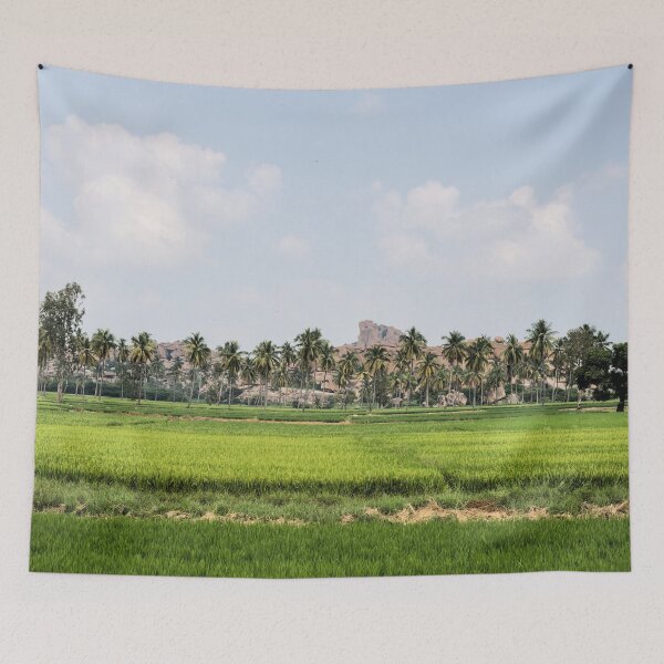 Item preview, Granite giants watching over the rice fields of Anegundi designed and sold by franck380.