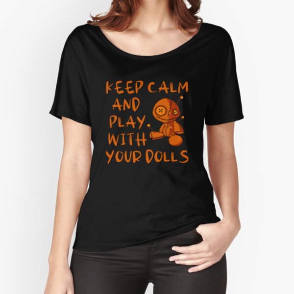 Item preview, Keep Calm and Play with your Dolls Halloween Cheeky Witch® designed and sold by cheekywitch.