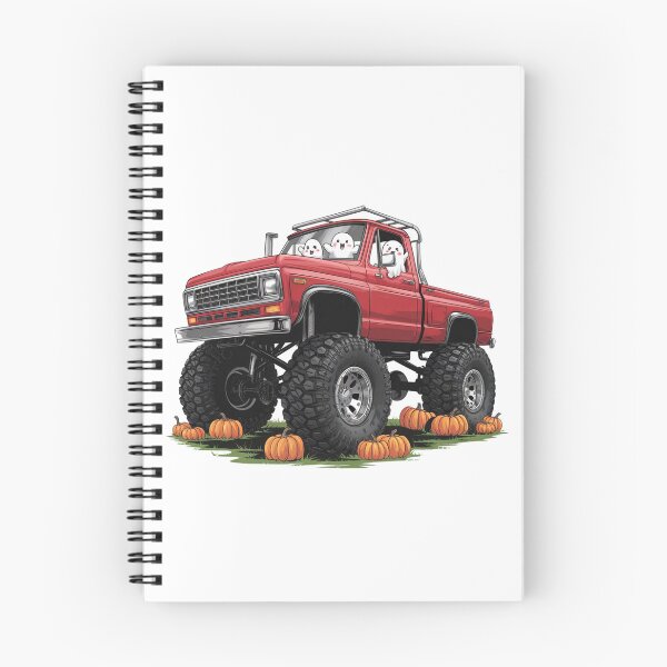 Item preview, Halloween Offroad Monster Truck Riding on Pumpkins - Spooky Adventure Art designed and sold by Colorful-Garden.