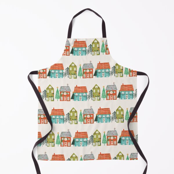 Item preview, Christmas Houses White Farmhouse designed and sold by susycosta.