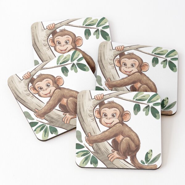 Item preview, Cute monkey  designed and sold by HopInStyle31.