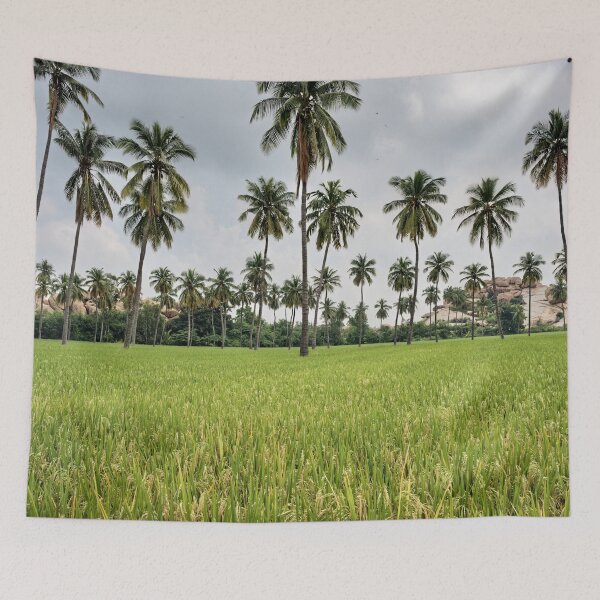 Item preview, Granite giants watching over the rice fields of Anegundi designed and sold by franck380.