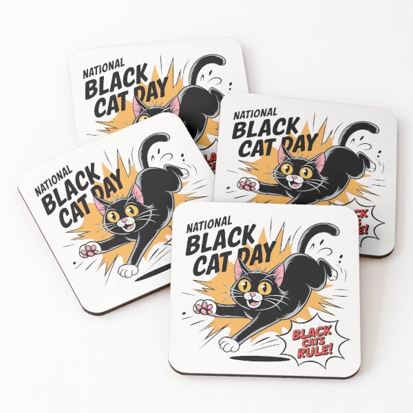 Item preview, National Black Cat Day Cat Mom - For cat lovers, especially those who adore funny and cute black cat themes. designed and sold by Zyziowsky.