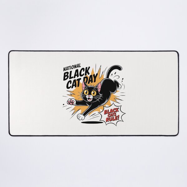 Item preview, National Black Cat Day Cat Mom - For cat lovers, especially those who adore funny and cute black cat themes. designed and sold by Zyziowsky.