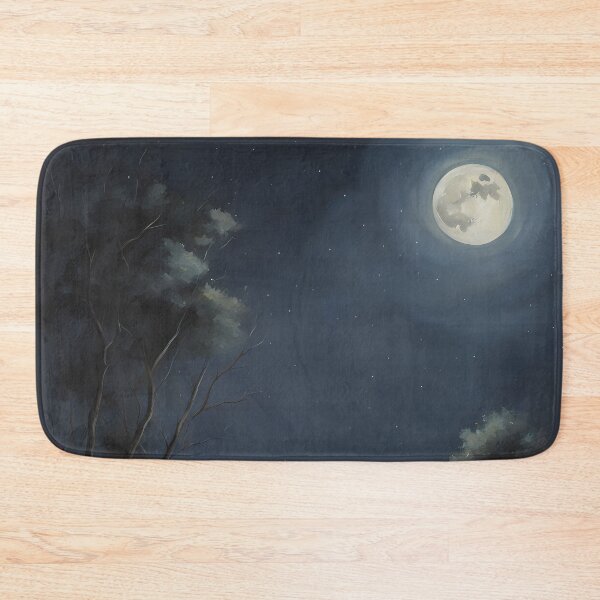 Item preview, Night Time Country Road under Full Moon designed and sold by CalmnessbyChoice.