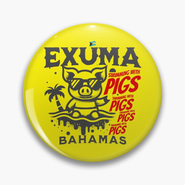 Item preview, Bahamas Souvenir Gift : Exuma Bahamas Swimming Pigs designed and sold by shoptshirtswag.