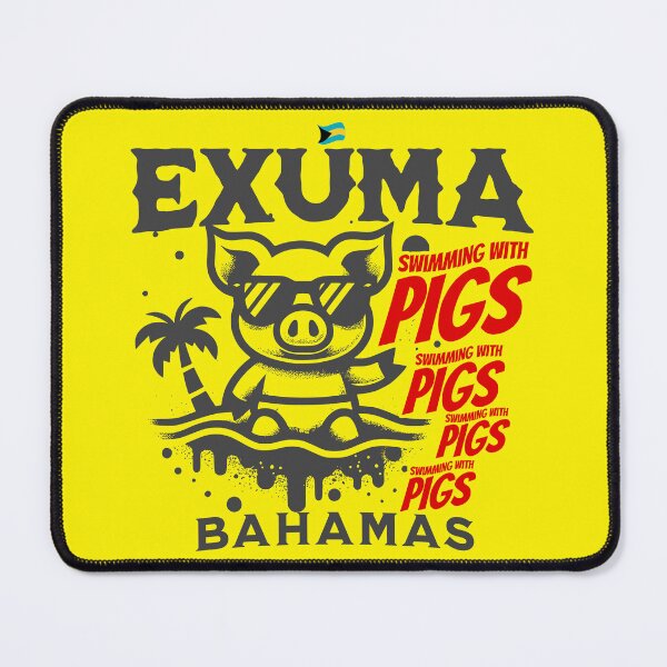 Item preview, Bahamas Souvenir Gift : Exuma Bahamas Swimming Pigs designed and sold by shoptshirtswag.