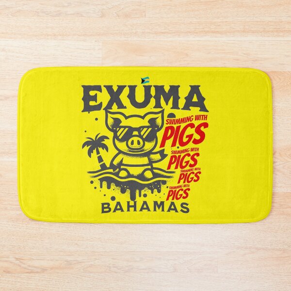 Item preview, Bahamas Souvenir Gift : Exuma Bahamas Swimming Pigs designed and sold by shoptshirtswag.