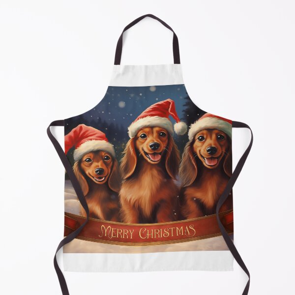 Item preview, Dachshund Christmas designed and sold by PetsArt.