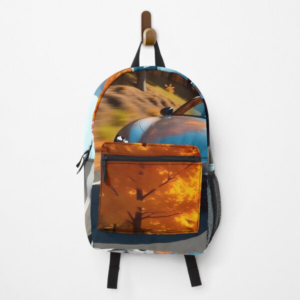 Item preview, Sports Car on an Autumn Road Among Golden Leaves designed and sold by RobiCom.