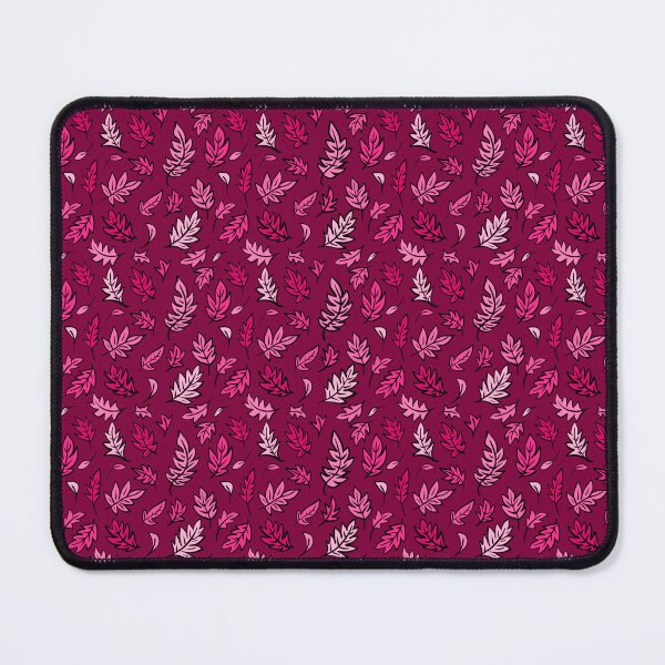 Item preview, Pink leaves seamless pattern illustrated digital art designed and sold by SpinklyCreations.