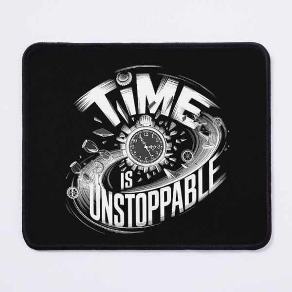 Item preview, Timeless Reminder: Time Is Unstoppable Clock Design designed and sold by love3617.