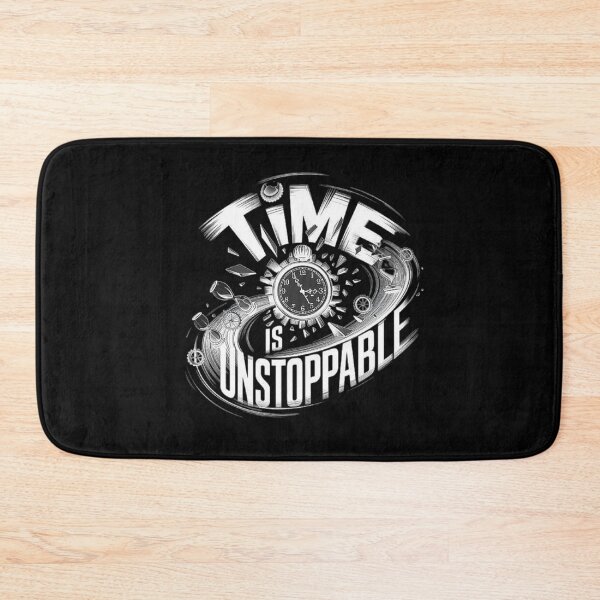 Item preview, Timeless Reminder: Time Is Unstoppable Clock Design designed and sold by love3617.