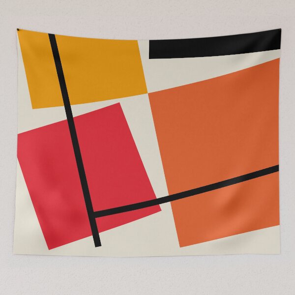 Item preview, Bauhaus Exhibition Poster After Van Doesburg Orange designed and sold by lukassfr.