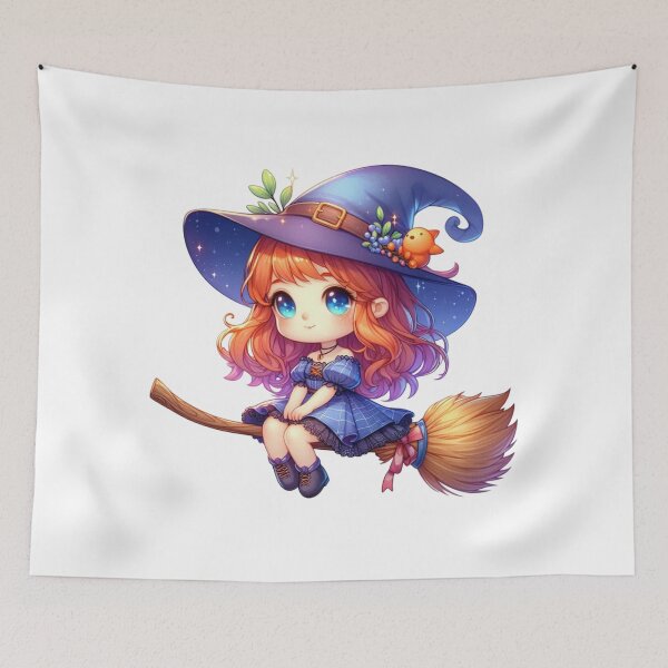 Item preview, CUTE HALLOWEEN WITCH designed and sold by AJCIShop.