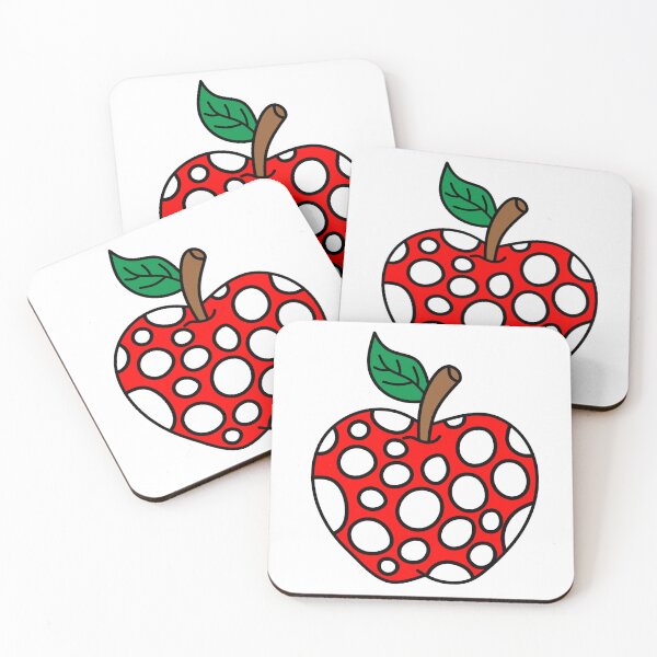Item preview, Red Apple with white Polka Dots designed and sold by MrsCreative1.