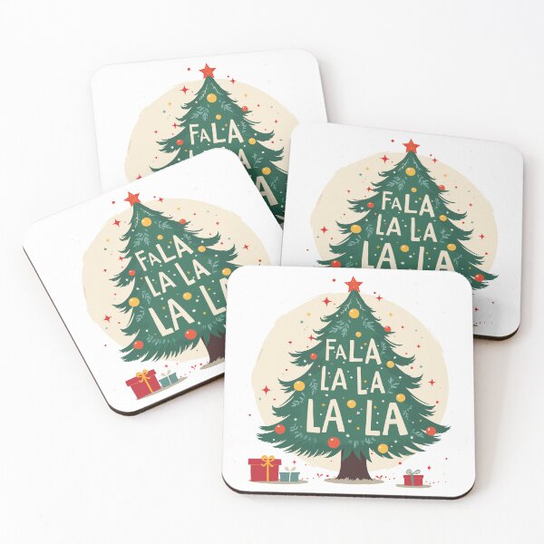 Item preview, christmas phrases / "Fa La La La La" designed and sold by Krasnovaovaova.