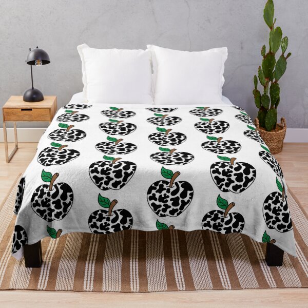 Item preview, Black Cow Hide Pattern Apple designed and sold by MrsCreative1.