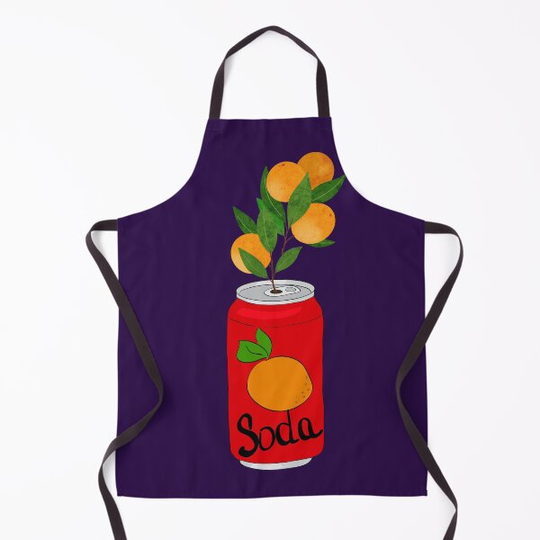 Item preview, Orange Soda Can with Fruit Branch – Quirky Art designed and sold by RaiyaTees.