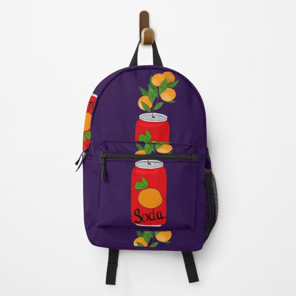 Item preview, Orange Soda Can with Fruit Branch – Quirky Art designed and sold by RaiyaTees.