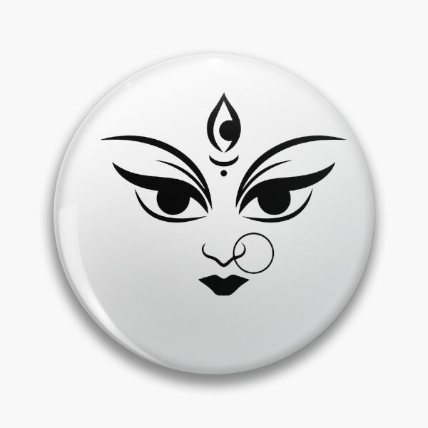 Aperçu de l'œuvre Le visage de Maa Durga créée et vendue par Paramita Sen.