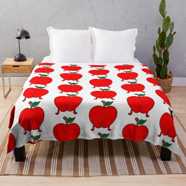 Item preview, Retro Red Apple with Butt - Bum - Funny - Joke designed and sold by MrsCreative1.