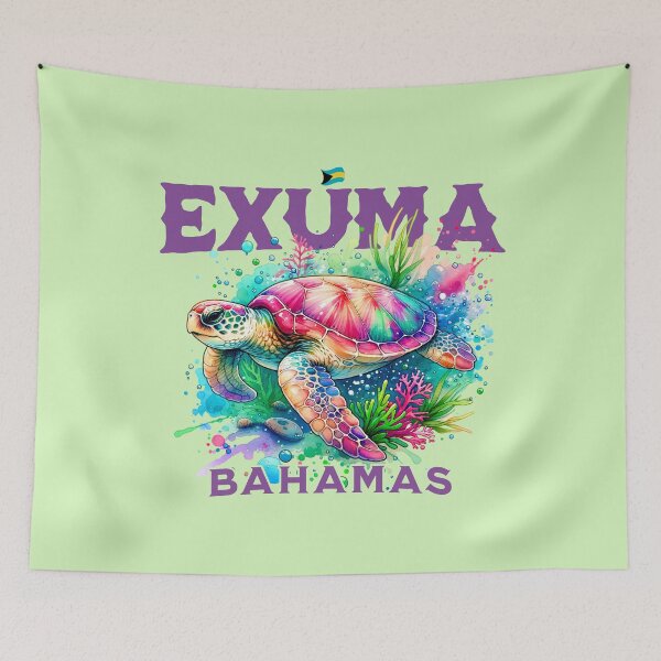 Item preview, Bahamas Souvenir Gift : Exuma Bahamas Sea Turtle designed and sold by shoptshirtswag.