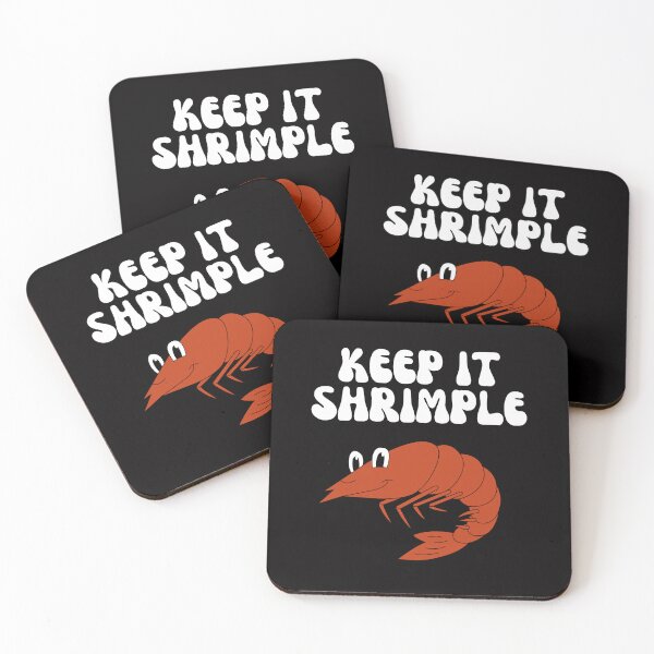 Item preview, keep it shrimple designed and sold by rawaart1.