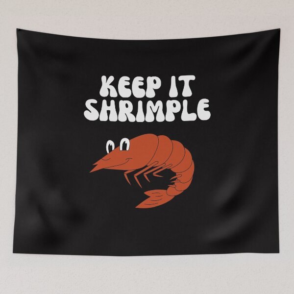 Item preview, keep it shrimple designed and sold by rawaart1.
