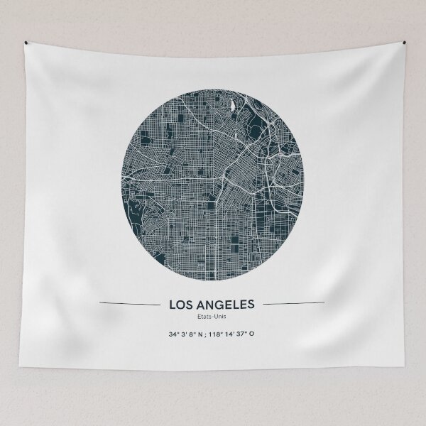 Item preview, Los Angeles Map designed and sold by JonetJ.