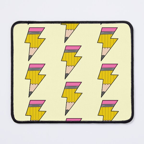 Item preview, Lightning Shaped Pencil Design - Yellow designed and sold by MrsCreative1.