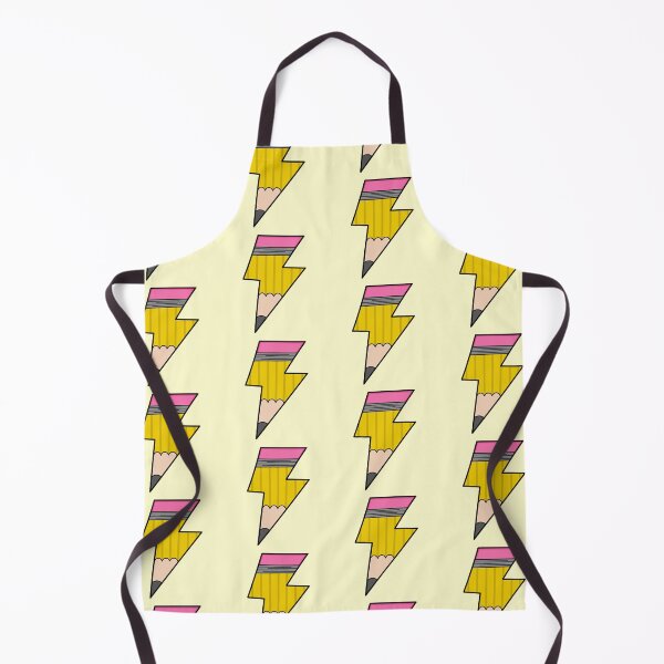Item preview, Lightning Shaped Pencil Design - Yellow designed and sold by MrsCreative1.