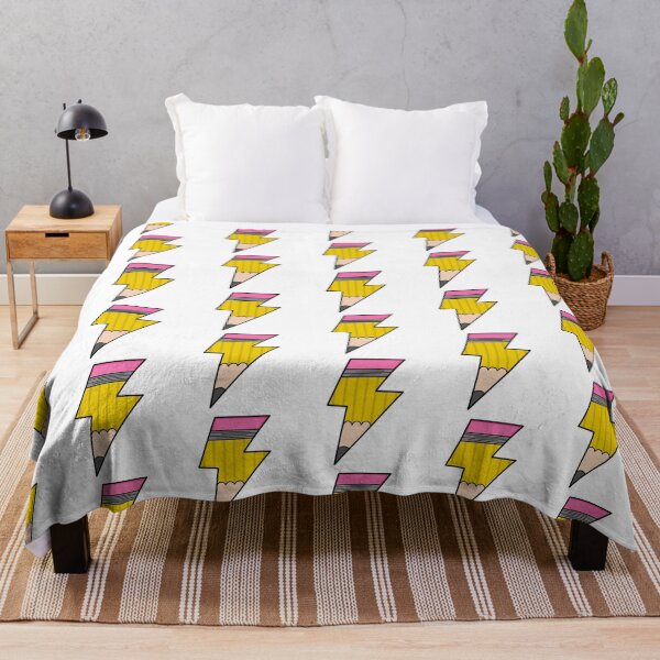 Item preview, Lightning Shaped Pencil Design - Yellow designed and sold by MrsCreative1.