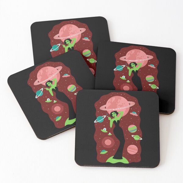 Item preview, Alien woman in the middle of space designed and sold by Samuel-Ruhland.