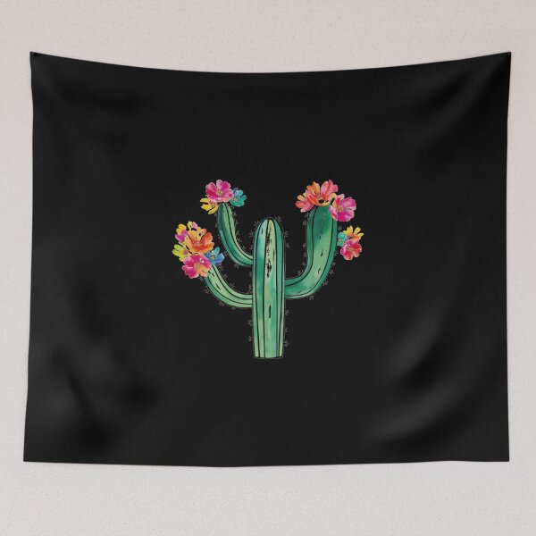 Item preview, Impresión artística de cactus en acuarela: vibrante floración del desierto designed and sold by products4urduke.