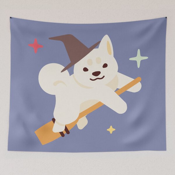 Item preview, Shiba Inu Witch designed and sold by MINIMOillu.