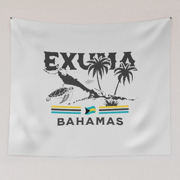 Item preview, Bahamas Souvenir Gift : Exuma Bahamas Independence Bahamas Flag designed and sold by shoptshirtswag.