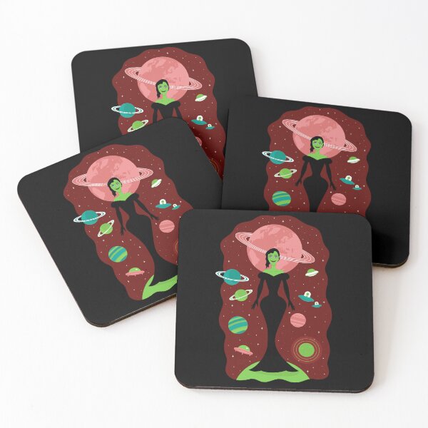 Item preview, Alien woman in the middle of space designed and sold by Samuel-Ruhland.