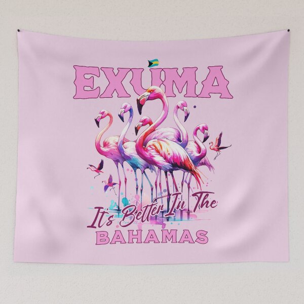 Item preview, Bahamas Souvenir Gift : Exuma Bahamas Flamingo designed and sold by shoptshirtswag.