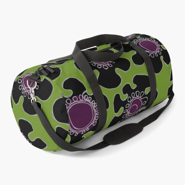 Item preview, Gothic Black Hand Drawn Daisies on Green designed and sold by schorrnuff.