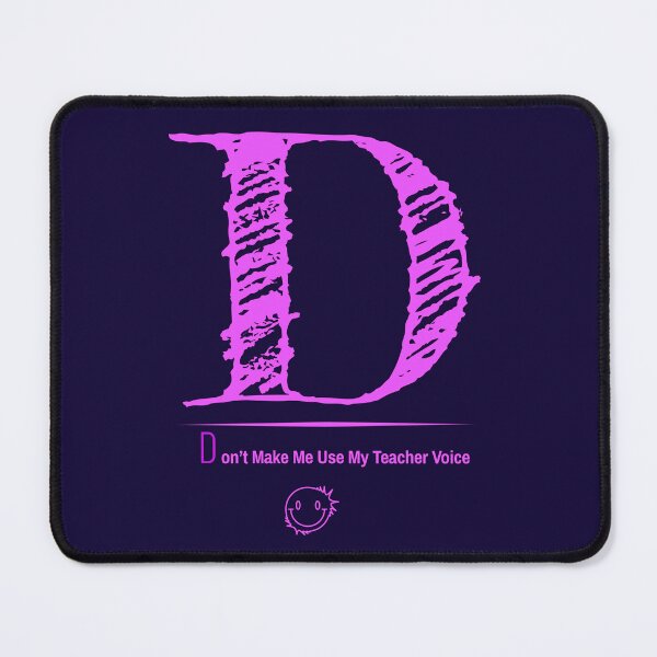 Item preview, Don’t Make Me Use My Teacher Voice |fancy alphabet| designed and sold by ksx23Design.