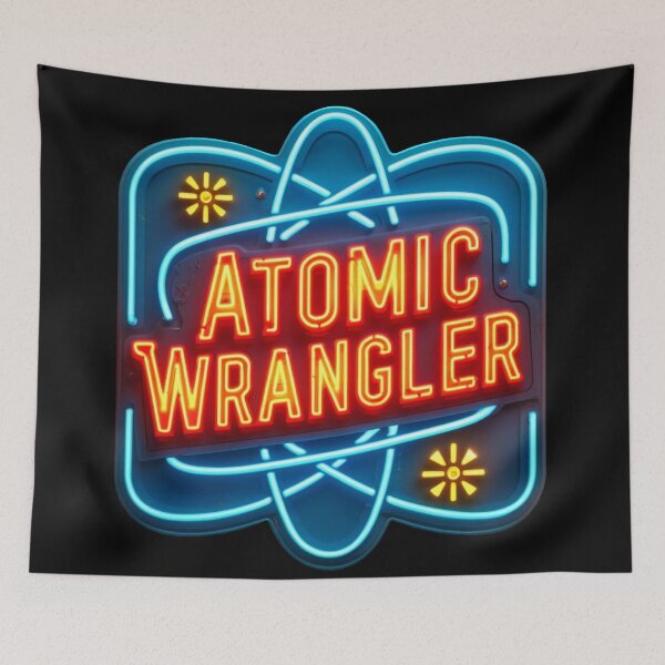 Item preview, Atomic Wrangler casino neon designed and sold by Rlyehinmate.