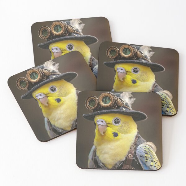 Item preview, Steampunk Budgie 01 designed and sold by mhfoto.