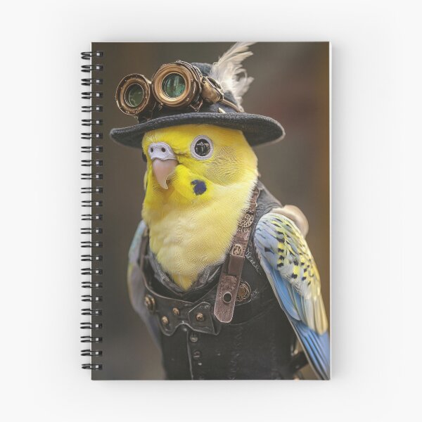 Item preview, Steampunk Budgie 01 designed and sold by mhfoto.