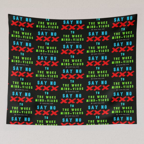 Item preview, Say NO To The WOKE Mind-Virus designed and sold by AlienAlmanac.
