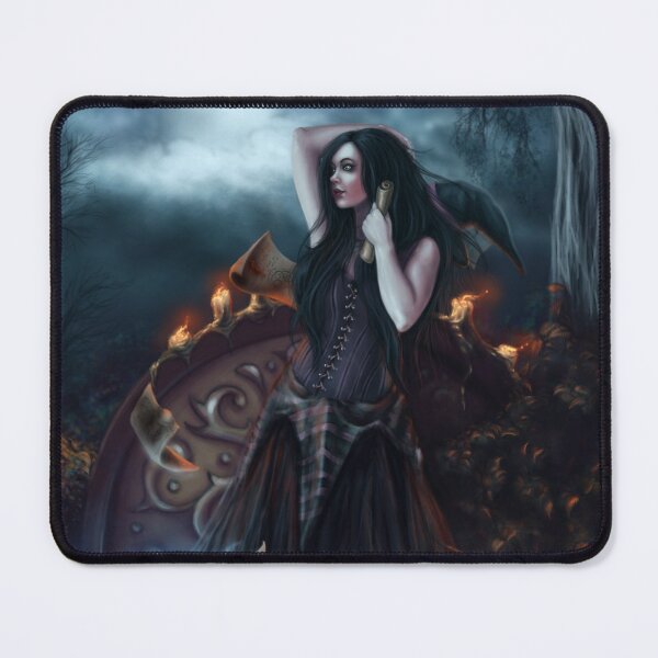 Item preview, The Witching Hour - Witch Woman with Cat designed and sold by Tiffany Toland-Scott.