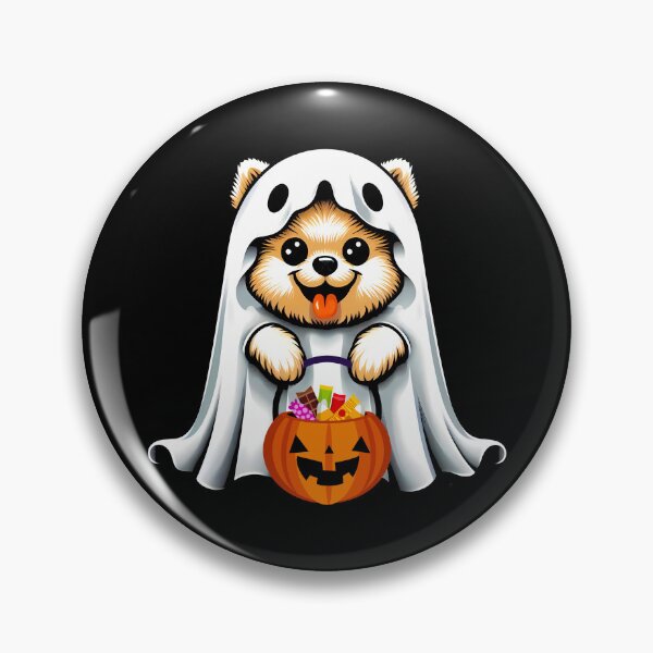 Item preview, Pomeranian Ghost Dog Halloween Costume Gift designed and sold by JUSTBEELEGANT.